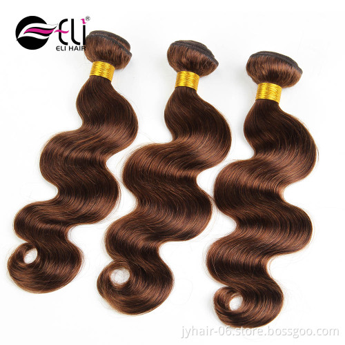 Xuchang hair quality chocolate remy hair weave,wholesale Brazilian body wave new hair,100 human hair weave brands